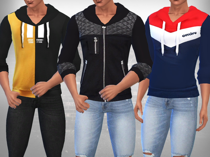 Sims 4 Male Oversized Hoodie