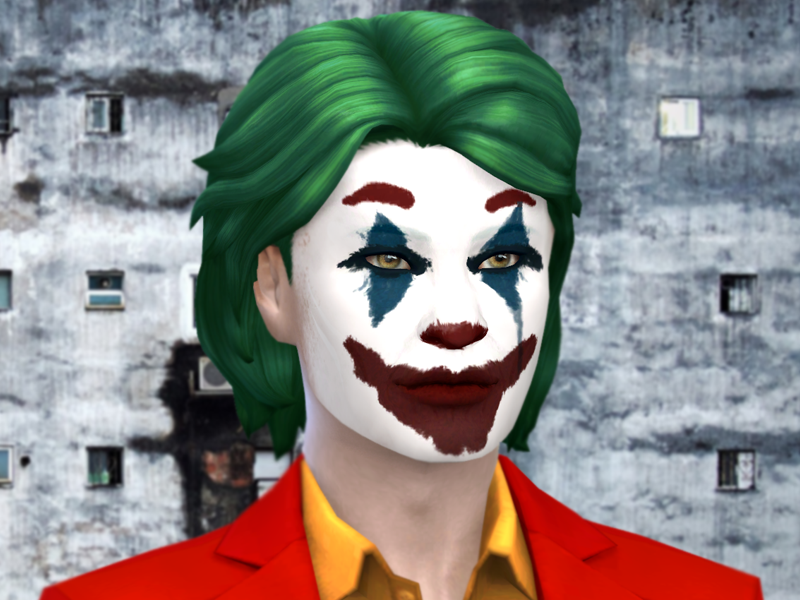 the joker face paint