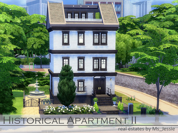 Sims 4 — Historical Apartment II by Ms_Jessie — A beautiful historical apartment made for a single sim or a couple. On