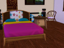Sims 4 — Island Living Whispering Wicker Double Bed Recolor by samanthacaamal — Here we have a recolor of the Whispering