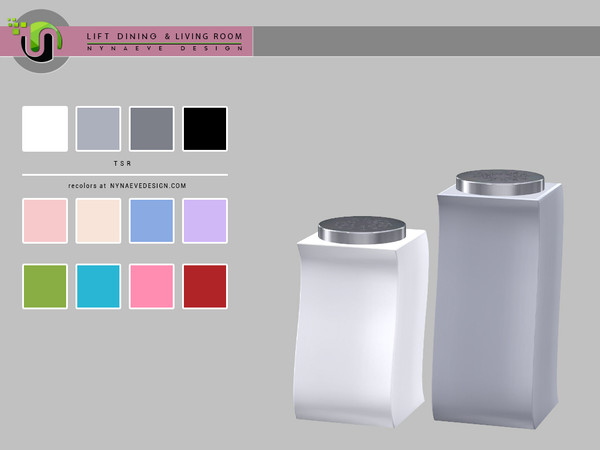 Sims 4 — Lift Pepper by NynaeveDesign — Lift Dining Living Room Decor - Pepper Found under: Decor - Miscellaneous Decor -