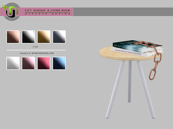 Sims 4 — Lift Decor Chain V2 by NynaeveDesign — Lift Dining Living Room Decor - Decor Chain V2 Found under: Decor -