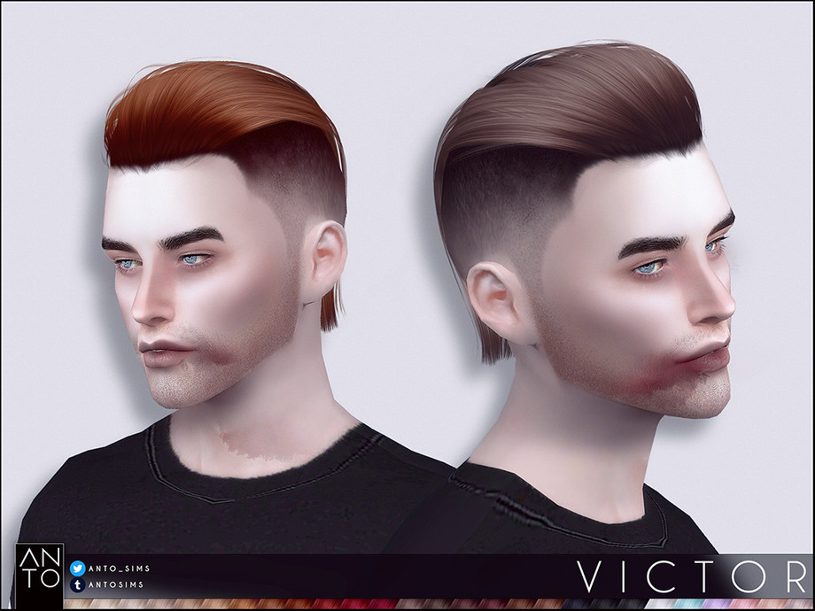 The Sims Resource Anto Victor Hairstyle