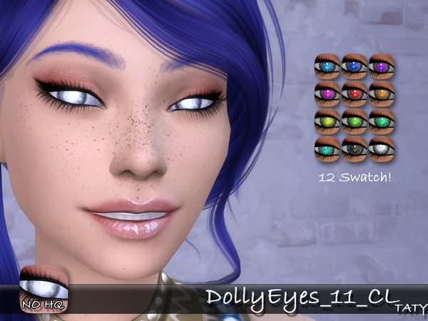 Sims 4 — [Ts4]Taty_DollyEyes_11_CL by tatygagg — - Female, Male - Human, Alien - Toddler to Elder - Hq Compatible