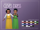 Sims 4 — Cleves Dress - madebycoffee by MadeByCoffee — A medieval toddler dress! Perfect for royal and non royal todds