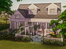 Sims 4 — Treeside House (Base Game) - No CC - by iLinny — Everything you need in this beautiful and cozy base game house.