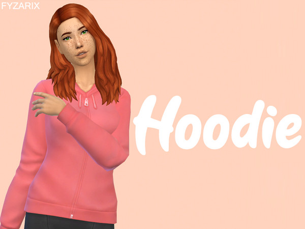 Sims 4 — Fyzarix hoodie by Fyzarix — Base Game Compatible 