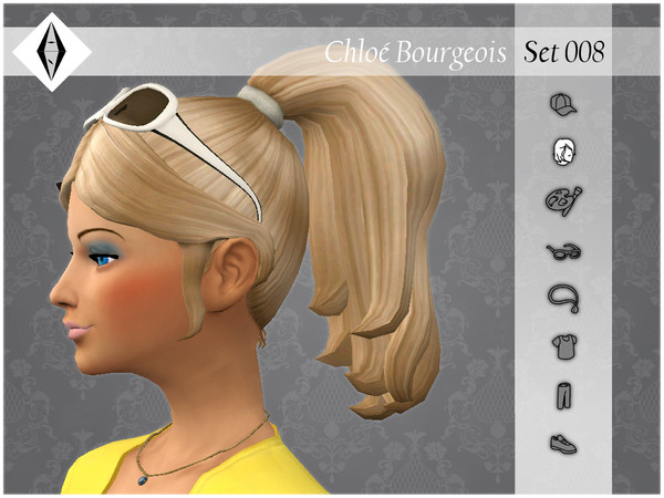 Sims 4 —  by AleNikSimmer — THIS PACK HAS ONLY THE HAIR. -TOU-: DON'T reupload my items as yours. DON'T reupload my items