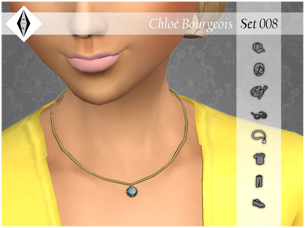 Sims 4 —  by AleNikSimmer — THIS PACK HAS ONLY THE NECKLACE. -TOU-: DON'T reupload my items as yours. DON'T reupload my