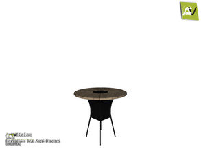 Sims 3 — Eastleigh Dining Table by ArtVitalex — - Eastleigh Dining Table - ArtVitalex@TSR, Dec 2019
