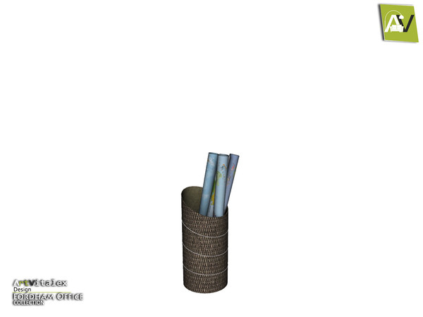 Sims 3 — Fordham Map Basket by ArtVitalex — - Fordham Map Basket - ArtVitalex@TSR, Nov 2019