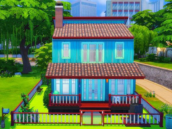 Sims 4 — Small Beach/Farmers Cottage by staceylynmay2 — Almost looks like a Beach or Farmers cottage. This house has 3