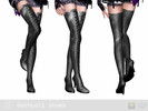 Sims 3 — GothLoli shoes by Shushilda2 — Mesh: EA HQ-texture 2048x2048 2 recolorable channel CAS and Launcher icons Model: