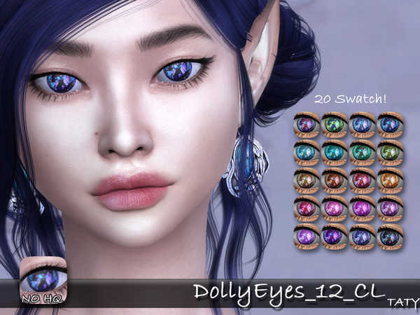 Sims 4 — [Ts4]Taty_DollyEyes_12 by tatygagg — - Female, Male - Human, Alien - Toddler to Elder - Hq Compatible