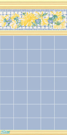 Sims 2 — Plaid flowers by devilishdawn — Has a matching floor