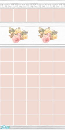 Sims 2 — Pink roses tiled 2 by devilishdawn —  
