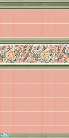 Sims 2 — Flower scarf tiled by devilishdawn — Has a matching floor