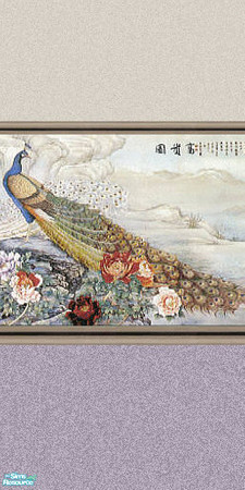 Sims 2 — Many Asian and More - Individual Item by Lorah — 16 Walls, 9 Floors in various styles; Purple, red, gold, green,