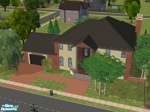 Sims 2 — La Maison du Bonheur by heyboss — A "simple" family house . Unfurnished