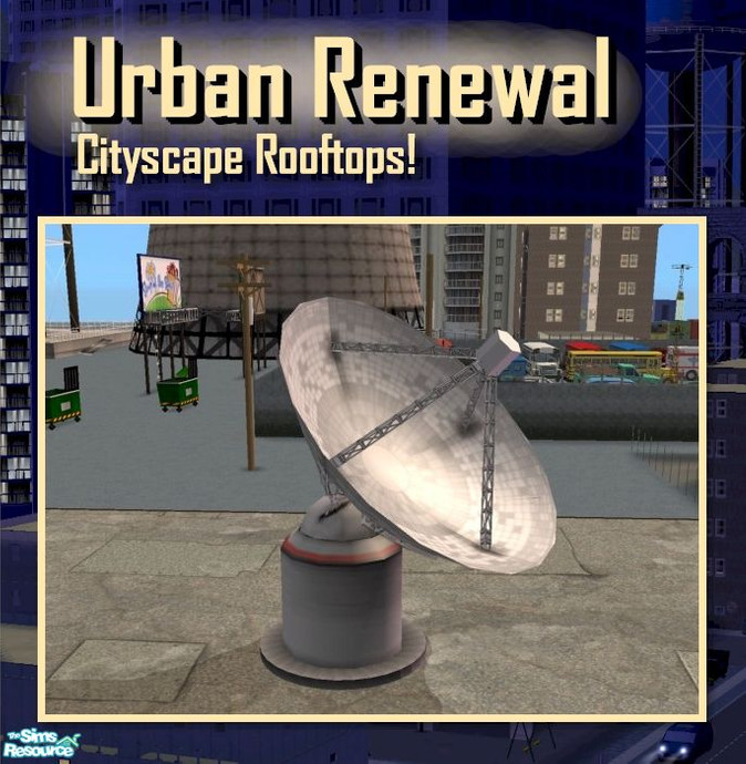 The Sims Resource Rooftop Satellite Dish