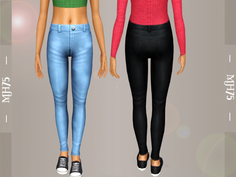 The Sims Resource - S3 LL Cool Jeans [Teen]