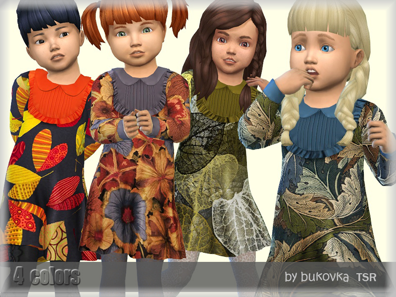 The Sims Resource - Dress Autumn