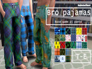 Sims 4 — Male Pj Pants set (Bro Pajamas) by NephelaeSims4 — A cute, laid-back set of pajama pants for your sims! Comes in
