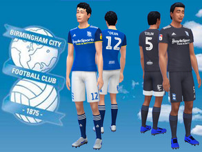 Sims 4 — Birmingham City FC Kit 2019/20 (fitness needed) by RJG811 — Birmingham City FC Kit 2019/20 Jerseys -Maxime