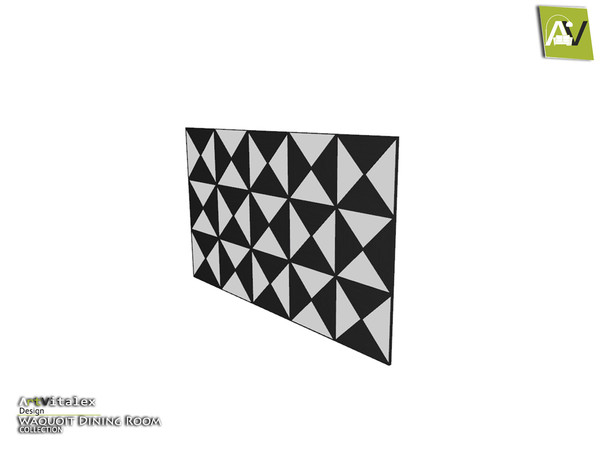 Sims 3 — Waquoit Triangle Mirrors by ArtVitalex — - Waquoit Triangle Mirrors - ArtVitalex@TSR, Dec 2019