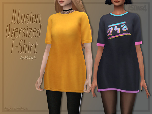 🔹 Moschino Tee Overrides  Sims 4 clothing, Sims 4 mods clothes, Sims 4