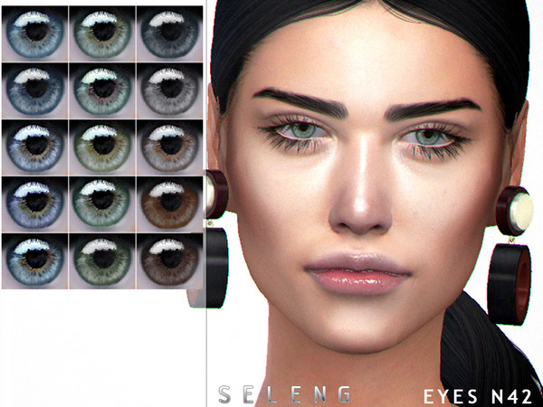 Sims 4 — Eyes N42 by Seleng — Toddler to Elder Female and Male 15 colours Custom Thumbnail HQ mod compatible The picture
