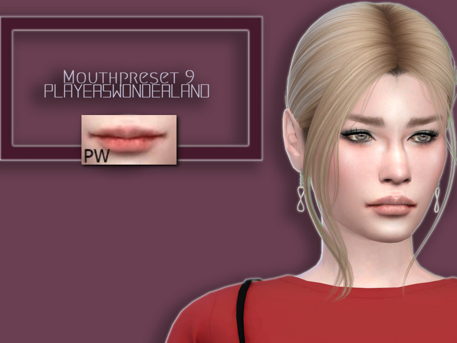 The Sims Resource Mouth Preset 9