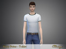 Sims 4 — Harry Potter t-shirt by chiringo-chan — Because I have made Hermione from Harry Potter now it is time to build