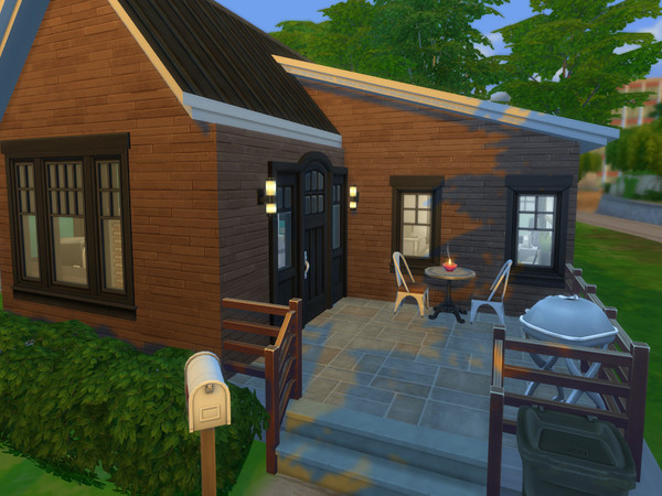 Sims 4 — Starter Home by MarySim96 — A small and cozy house for your sims to start their adventures.