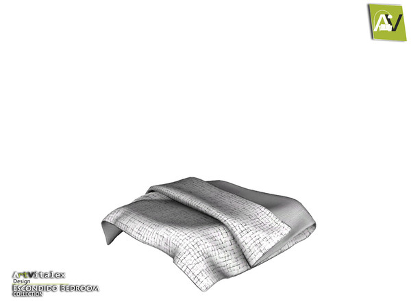 Sims 3 — Escondido Bed Blanket by ArtVitalex — - Escondido Bed Blanket - ArtVitalex@TSR, Dec 2019