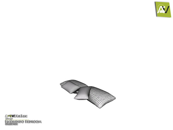 Sims 3 — Escondido Bed Pillows by ArtVitalex — - Escondido Bed Pillows - ArtVitalex@TSR, Dec 2019