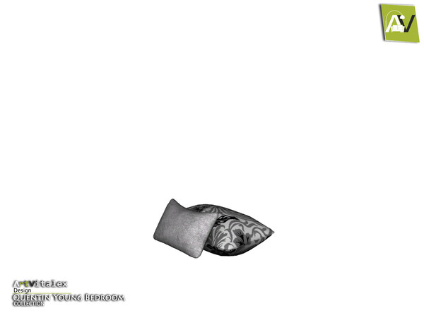 Sims 3 — Quentin Bed Pillows by ArtVitalex — - Quentin Bed Pillows - ArtVitalex@TSR, Dec 2019