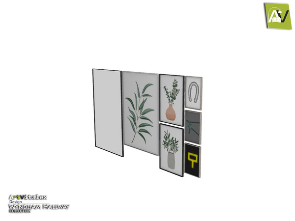 Sims 3 — Wyndham Paintings And Mirror by ArtVitalex — - Wyndham Paintings And Mirror - ArtVitalex@TSR, Dec 2019