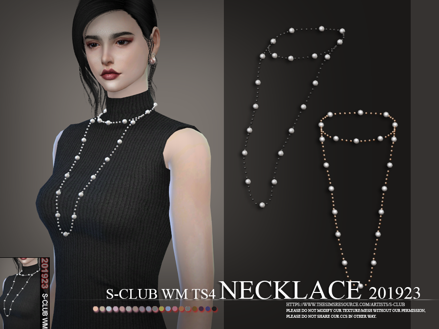 The Sims Resource S Club Ts4 Wm Necklace 201923