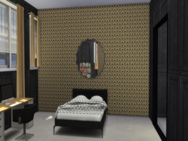 Sims 4 — Wallpapers 1... by iconsimz — Two geometric yet different wallpapers 2 Swatches