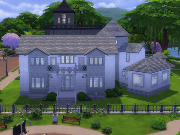 Sims 4 — Slightly Furnished Dream Home by mariahaubrey2 — Four bedroom, four bath tower home. Large basement with laundry
