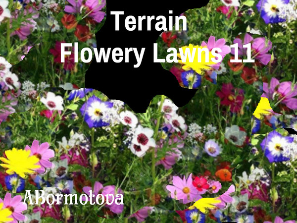 Sims 4 — Terrain Flowery Lawns 11 by abormotova2 — Terrain set of lovely flowery lawns for Sim parks, yards and and all