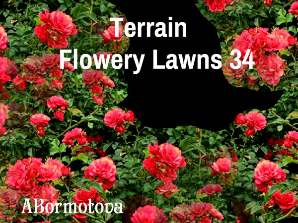 Sims 4 — Terrain Flowery Lawns 34 by abormotova2 — Terrain set of lovely flowery lawns for Sim parks, yards and and all