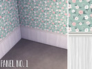 Sims 4 — { Cafesimmer } Wallpaper - Panel no. 1 by Cafesimmer — My first attempt at a panel wallpaper :) Fits just as
