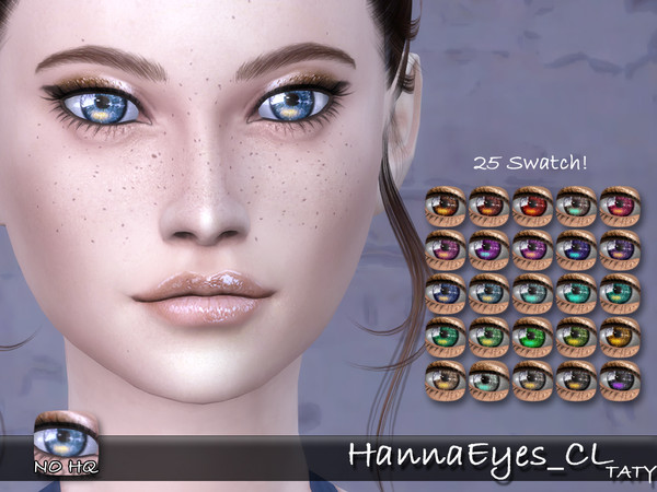 Sims 4 — [Ts4]Taty_HannaEyes_CL by tatygagg — - Female, Male - Human, Alien - Toddler to Elder - Hq Compatible