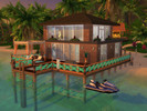 Sims 4 — Romantic Tropical Life by Jess0743 — This beautiful one-bedroom house is located right on the shores of Sulani.