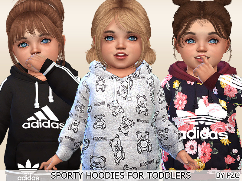 The Sims Resource - Sporty Hoodies For Toddlers
