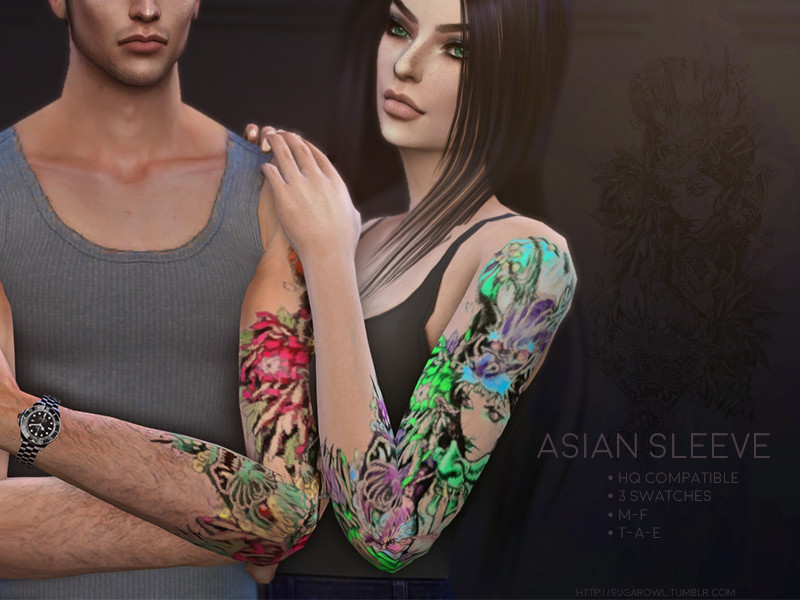 Sims 4 Female Tattoos.
