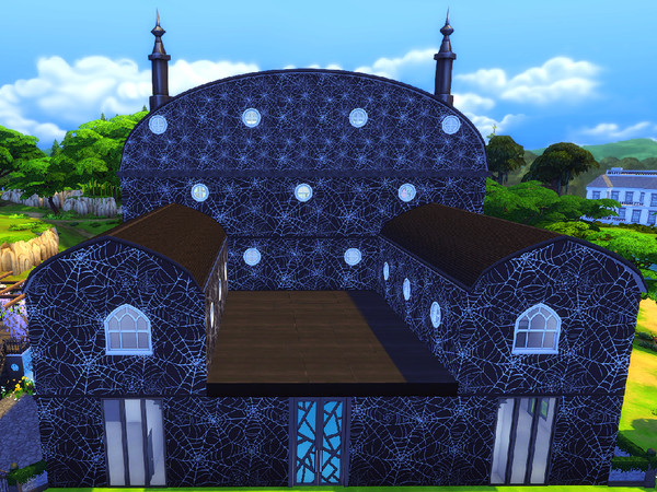 Sims 4 — The Chair Mansion by staceylynmay2 — Modern meets a chair mansion in this three-story home. 8 Bedrooms is alot