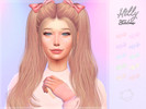 Sims 4 — Hilly Face Stickers by YuumiaUniverse — Hilly Face Stickers - Unisex - Kids friendly - 10 Color options - HQ mod